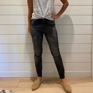 3/$30 Black Mid Rise Skinny Jeans